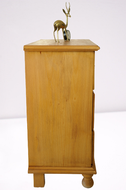 Small dresser in vintage blond walnut