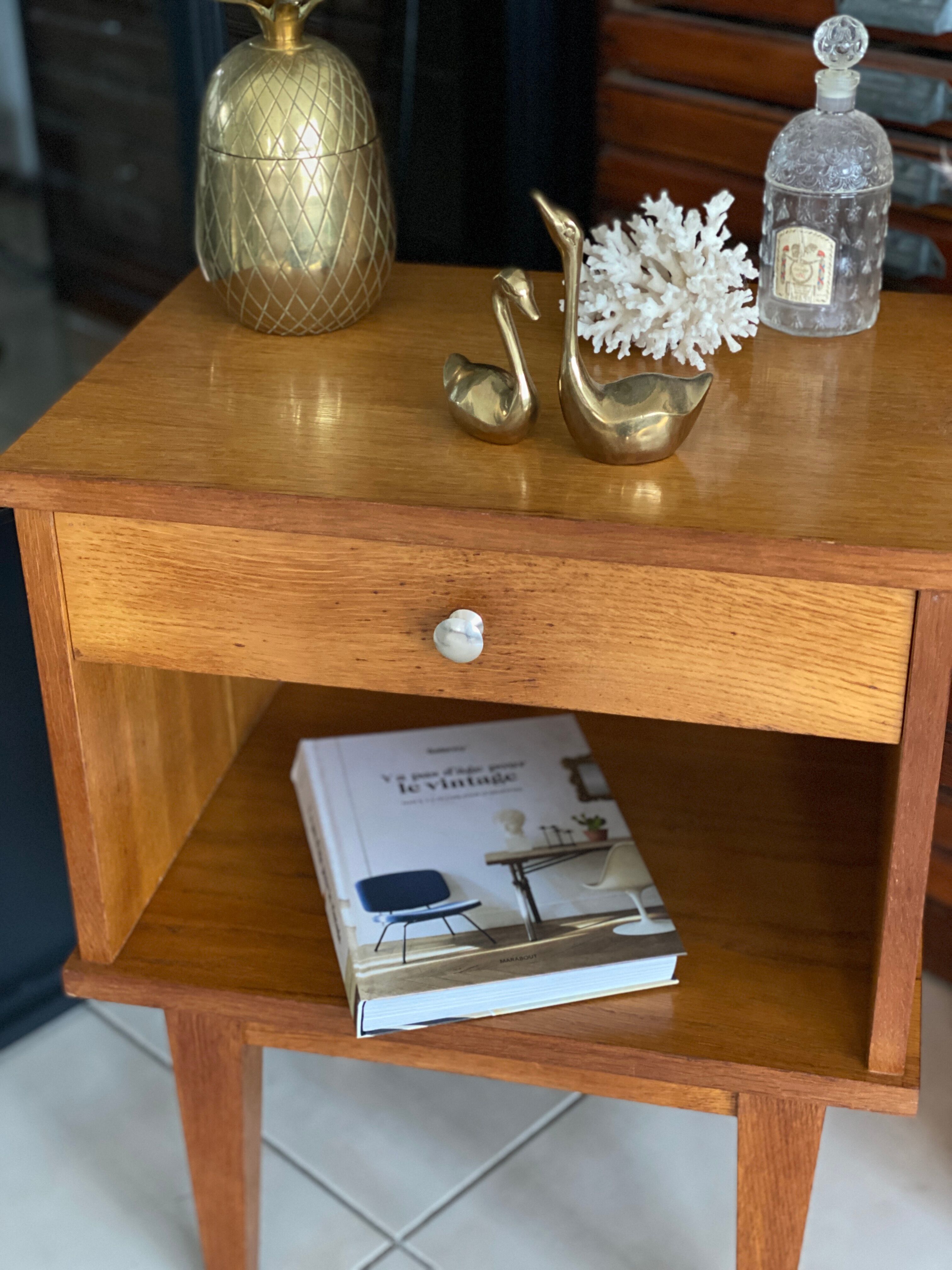 Table de chevet vintage