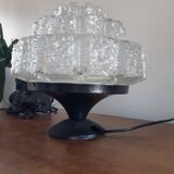 Moulded glass lamp