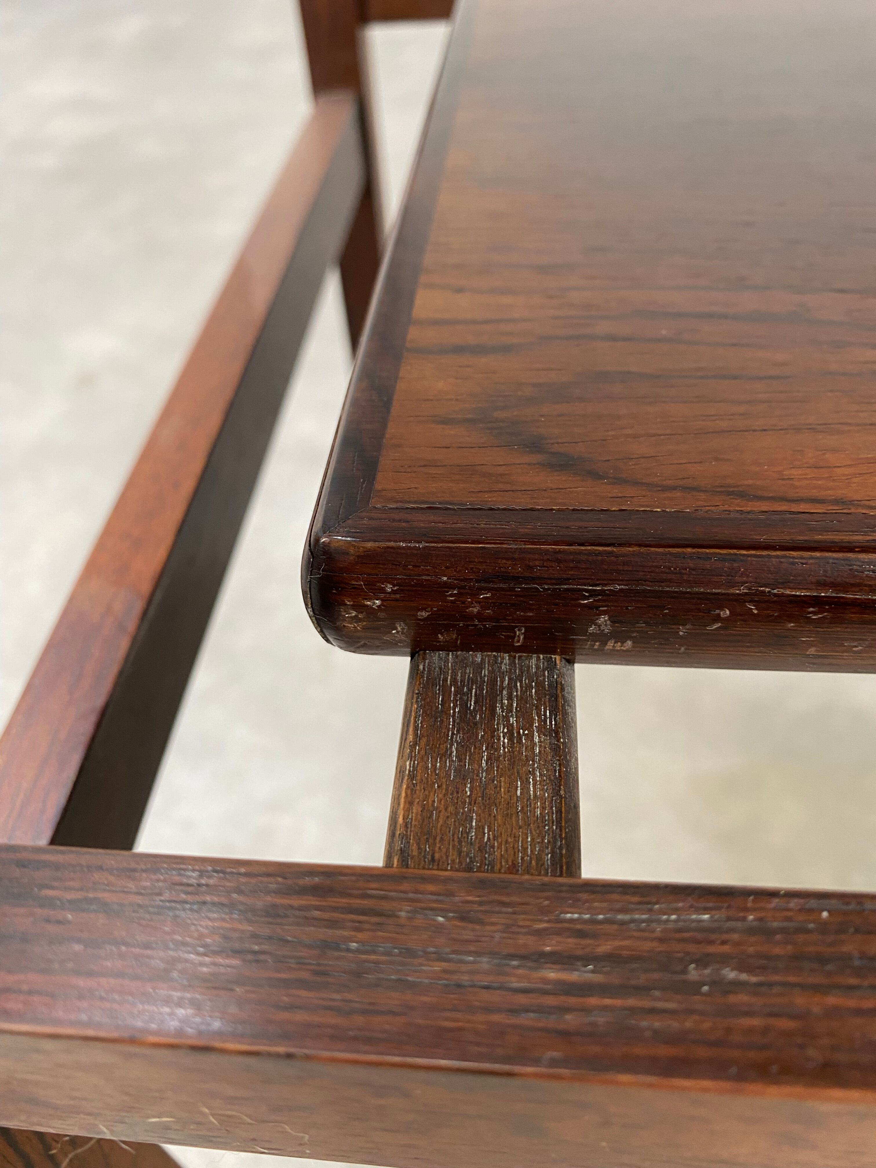 Scandinavian service arrebo mobler rosewood wallet tray