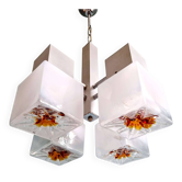 Lustre Mazzega cubique, style Space Age, 1970