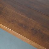 Antique Cherry Early 20th Century French Rustic Farmhouse Dining Table