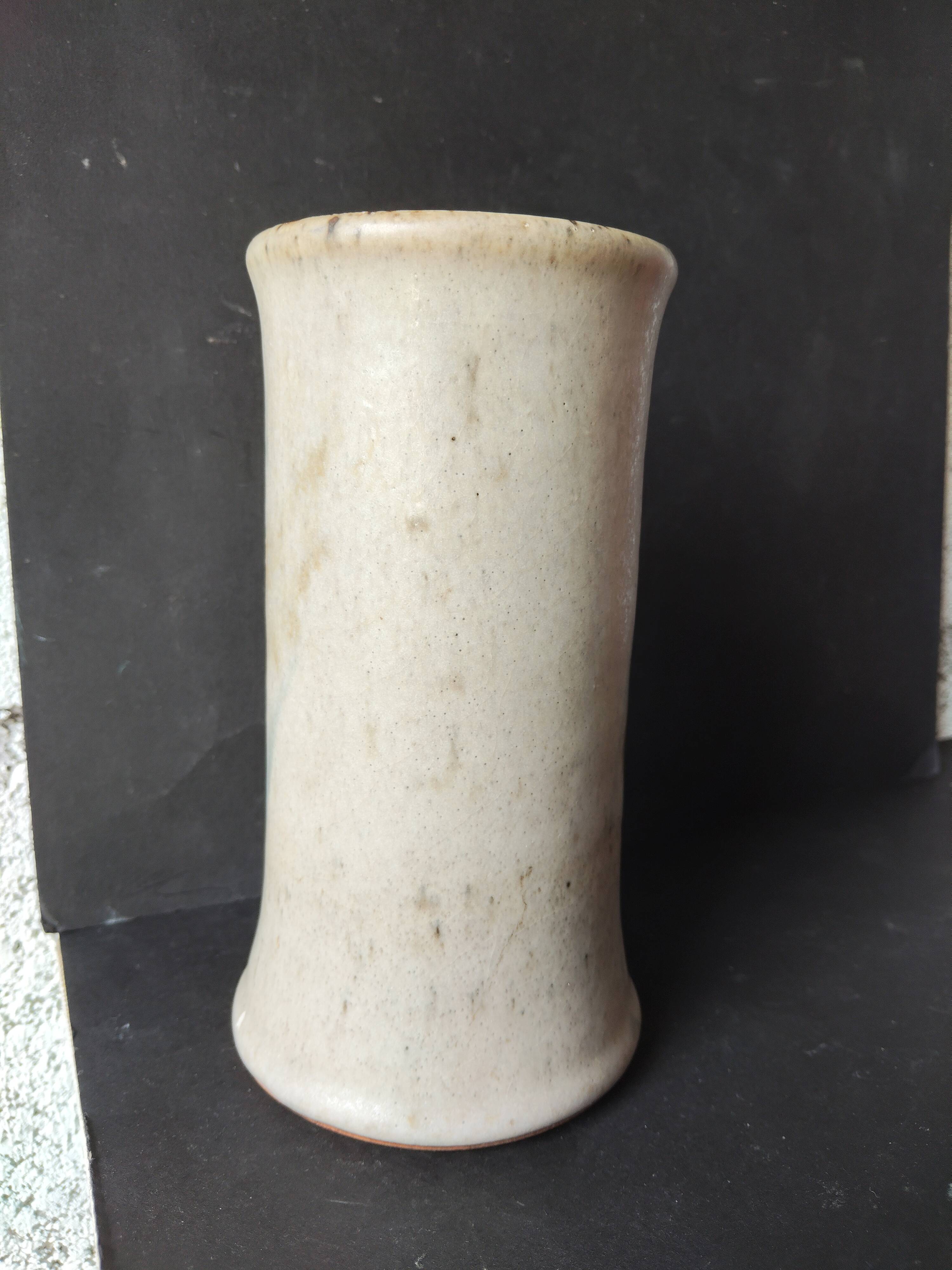 Stoneware vase signed St Maur attributed to Michel Pastore and Évelyne Porret.