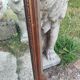 Antique Louis XVI style gilded wood mirror