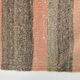 Tapis kilim turc saumon et marron 4x5, 134x164 cm