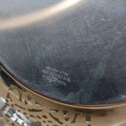 Vintage cut alfra alessi perforated basket stainless steel 18/10 italy