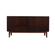 Commode en acajou, design danois, années 1970, éditeur : Omann Jun