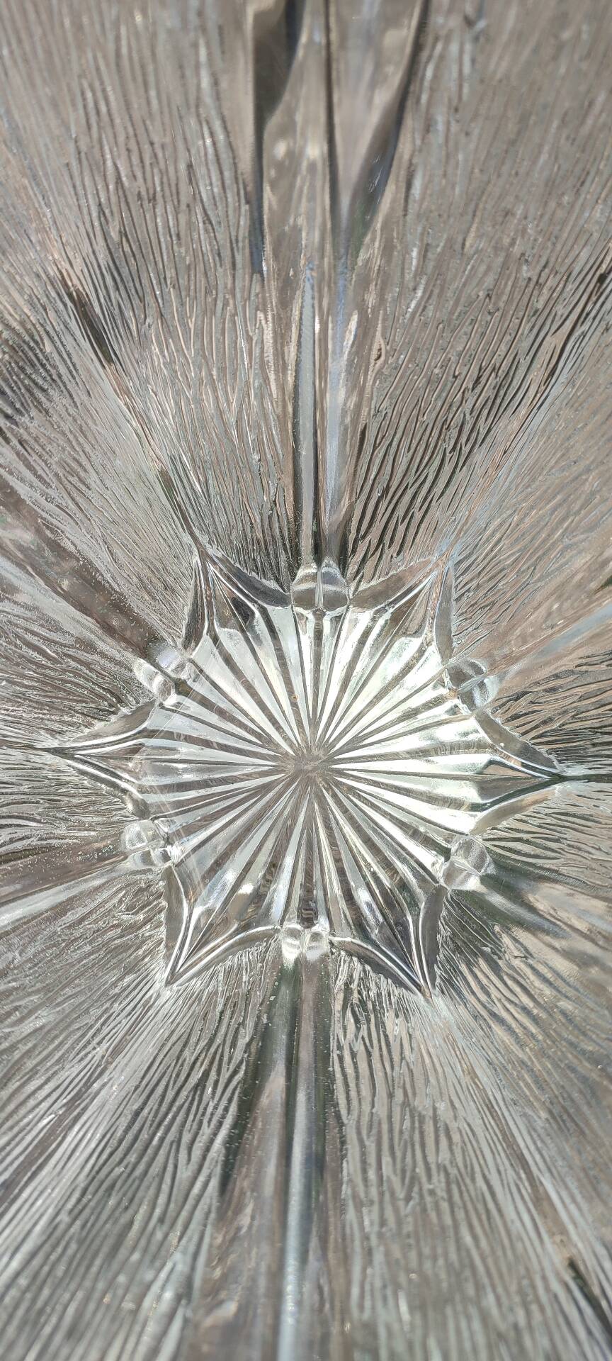 Large vintage salad bowl XXL Walther Glas