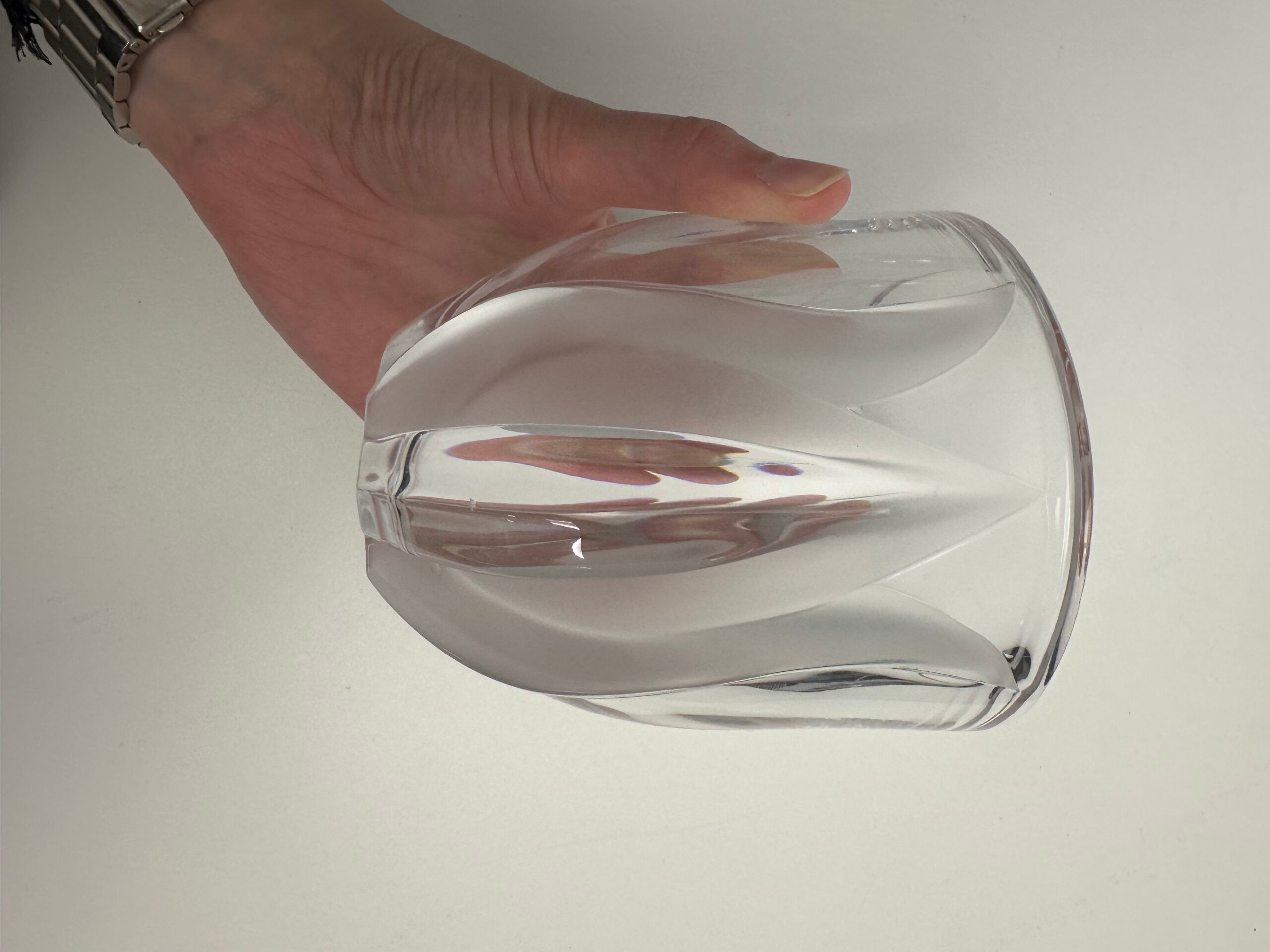 Lalique Vase Two Tulips