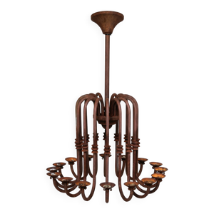 Grand lustre ancien à - bras