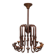 Large antique chandelier with 16 light arms
