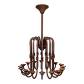Large antique chandelier with 16 light arms