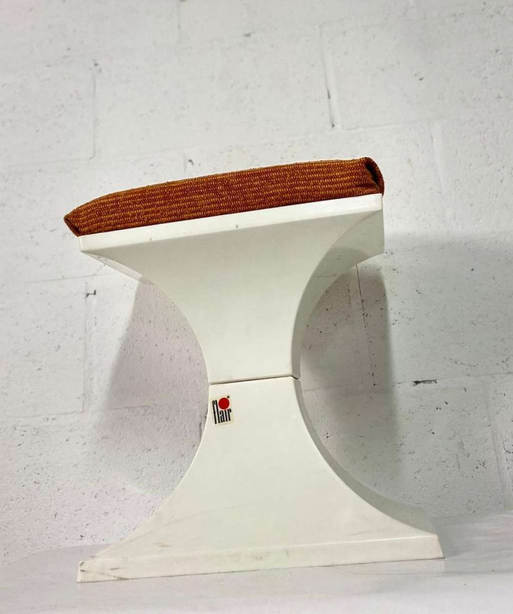Vintage space age stool flair