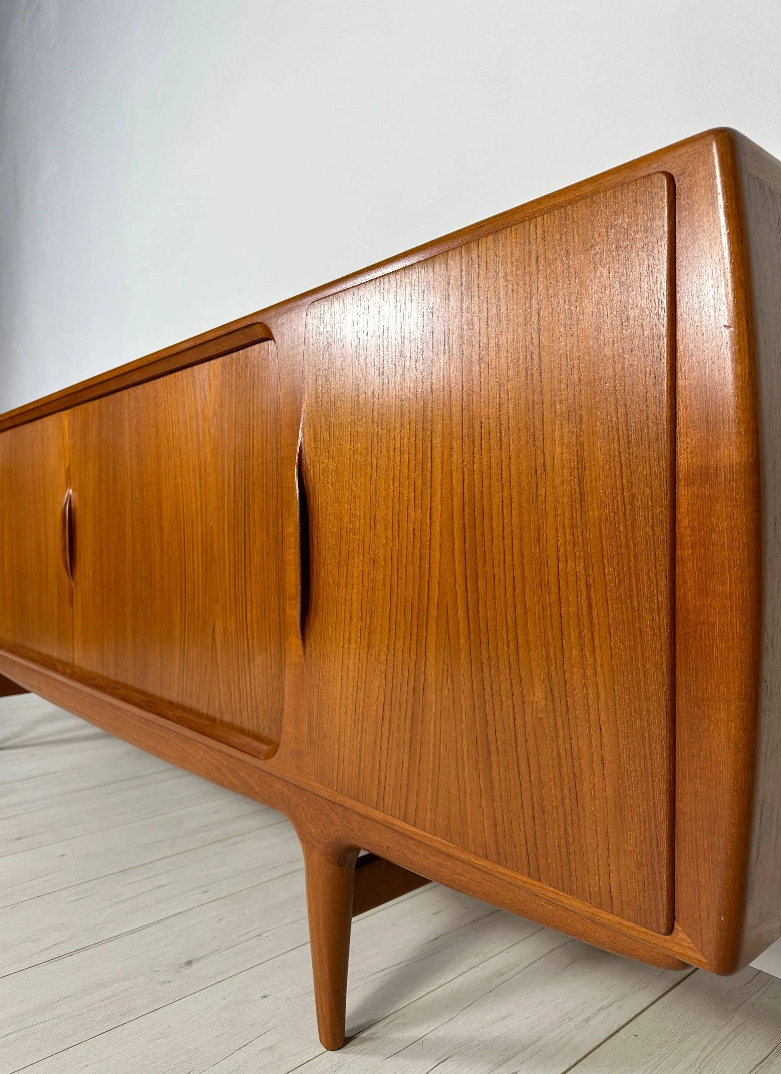 60s vintage Danish teak sideboard 19 by Johannes Andersen for Uldum Møbelfabrik