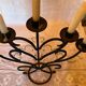 Metal heart candle holder 5 candles