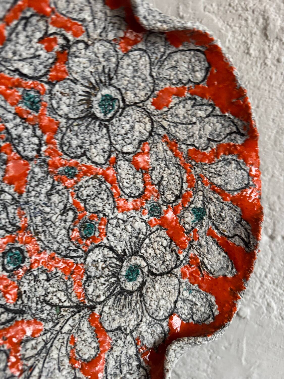 Ceramic pocket dish Vallauris 1960s