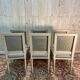 Set of 6 Louis XVI chairs. Beige rechampi