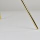 Rare Carl Auböck Brass Standing Floor Ashtray, Smoking Stand, Austria, 1950