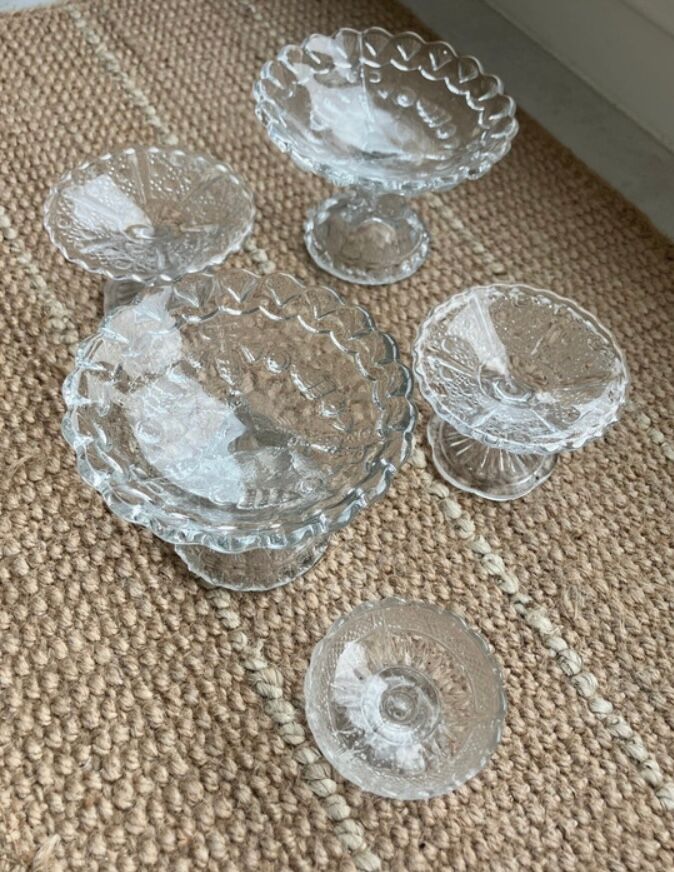 Set of antique crockery