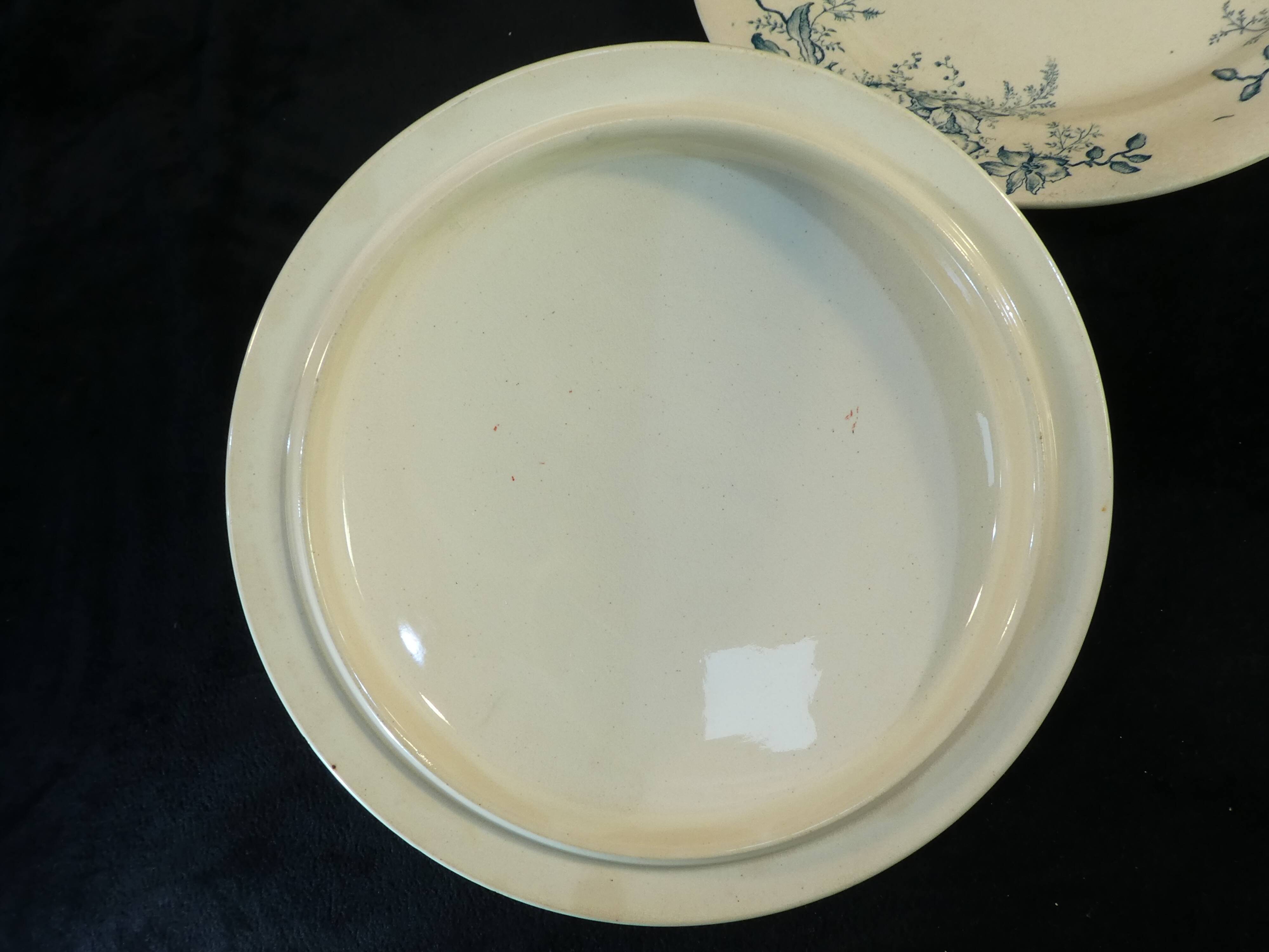 Soupiere in faience salins-les-bains floral decoration around 1900