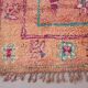 Peach Vintage Moroccan Rug 180 x 253 cm - Handmade Berber Wool Rug - Boho