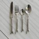 Set de 20 couverts en métal argenté brillant