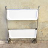 Roller folding extra table