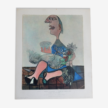 Picasso Femme au chapeau reproduction éditions Braun & Cie - Paris