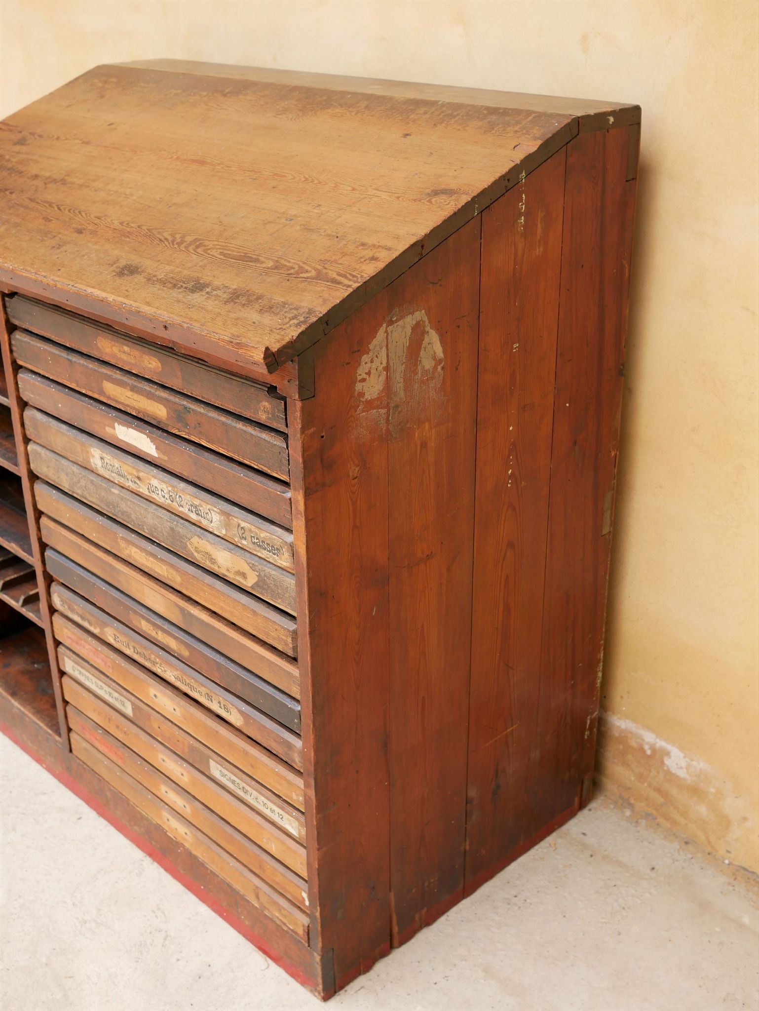 Vintage printing furniture - Craft furniture