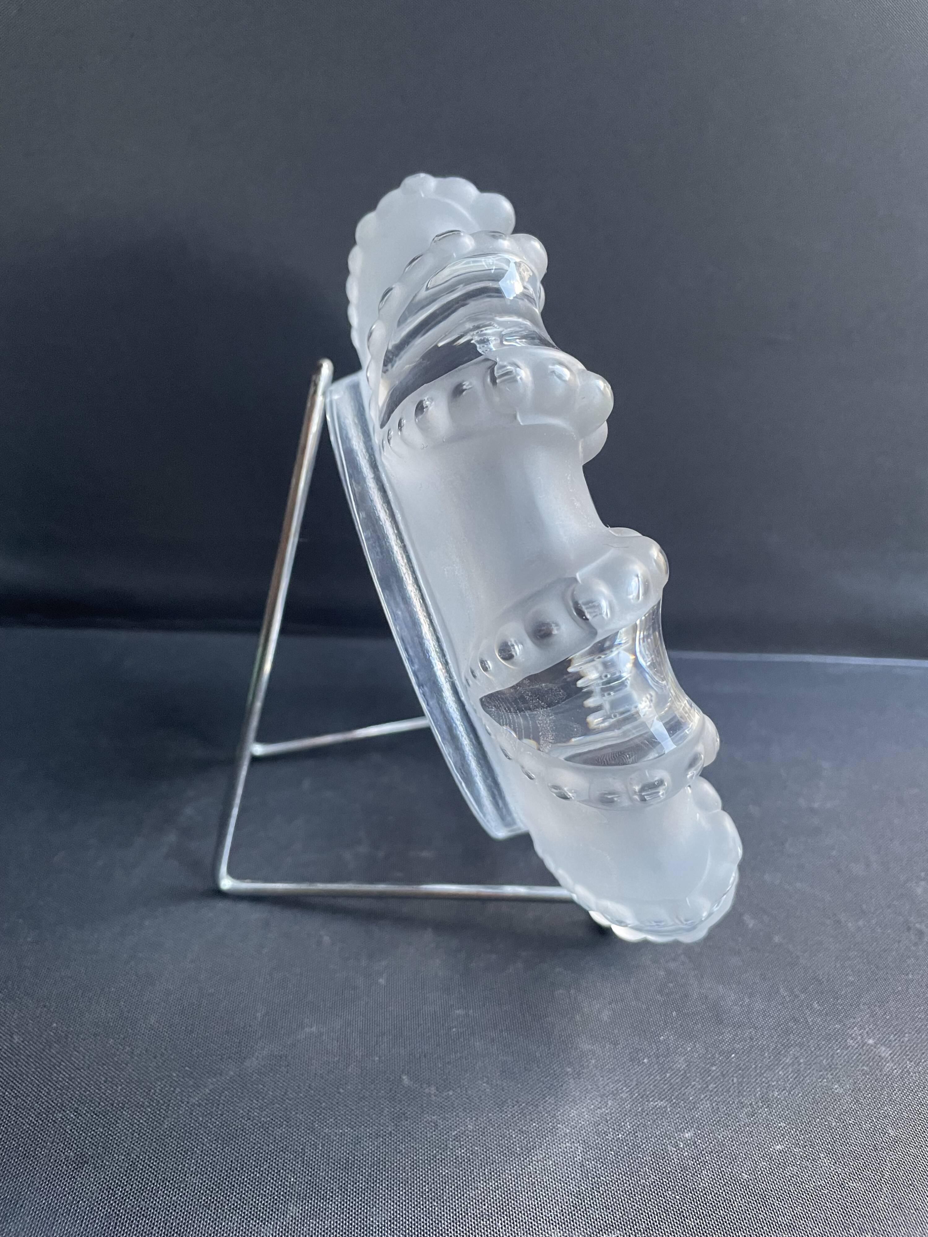 Large Lalique ashtray “Cannes” model