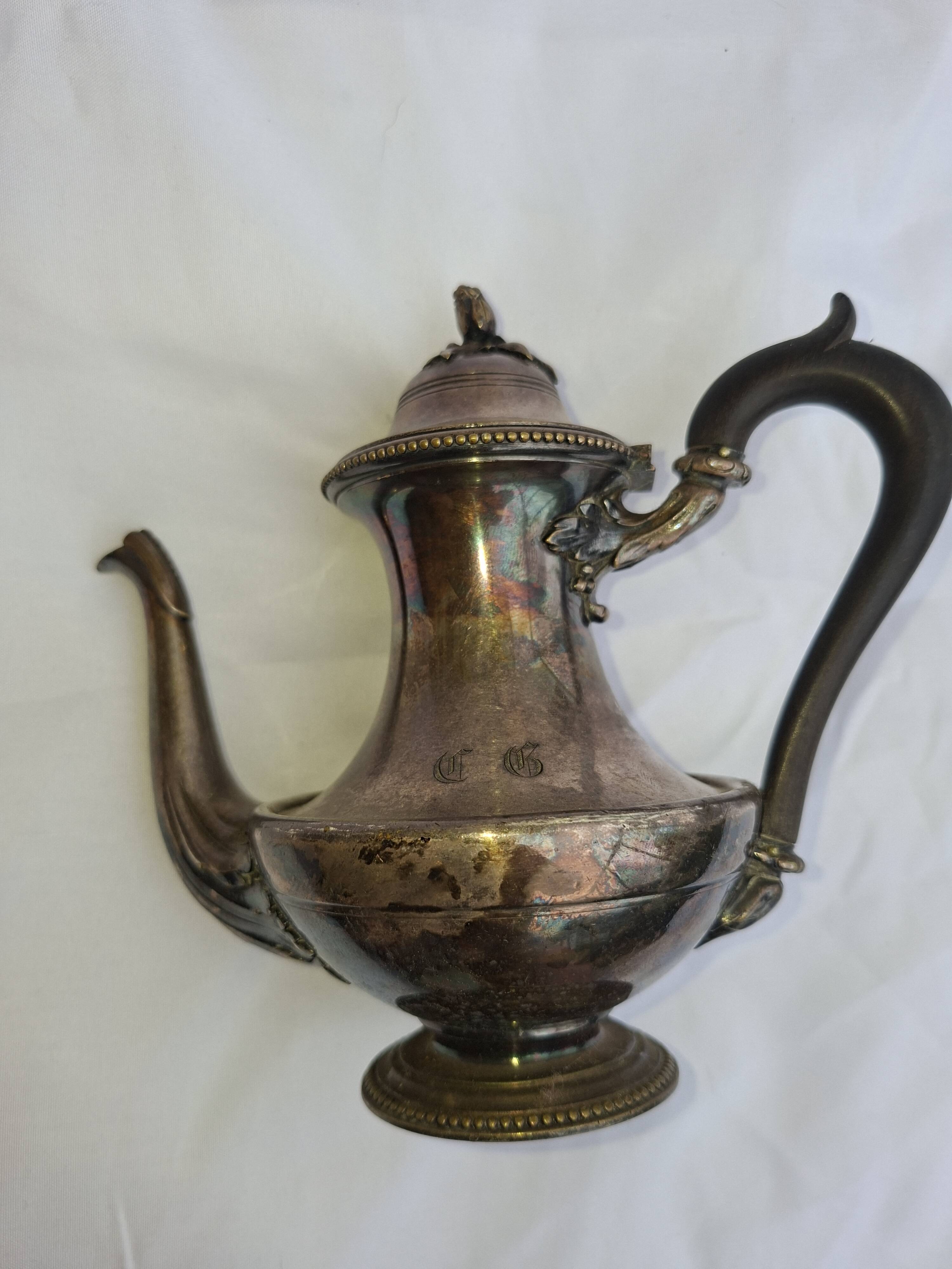 Cafetière ancienne Christofle modèle n°17 – métal argenté