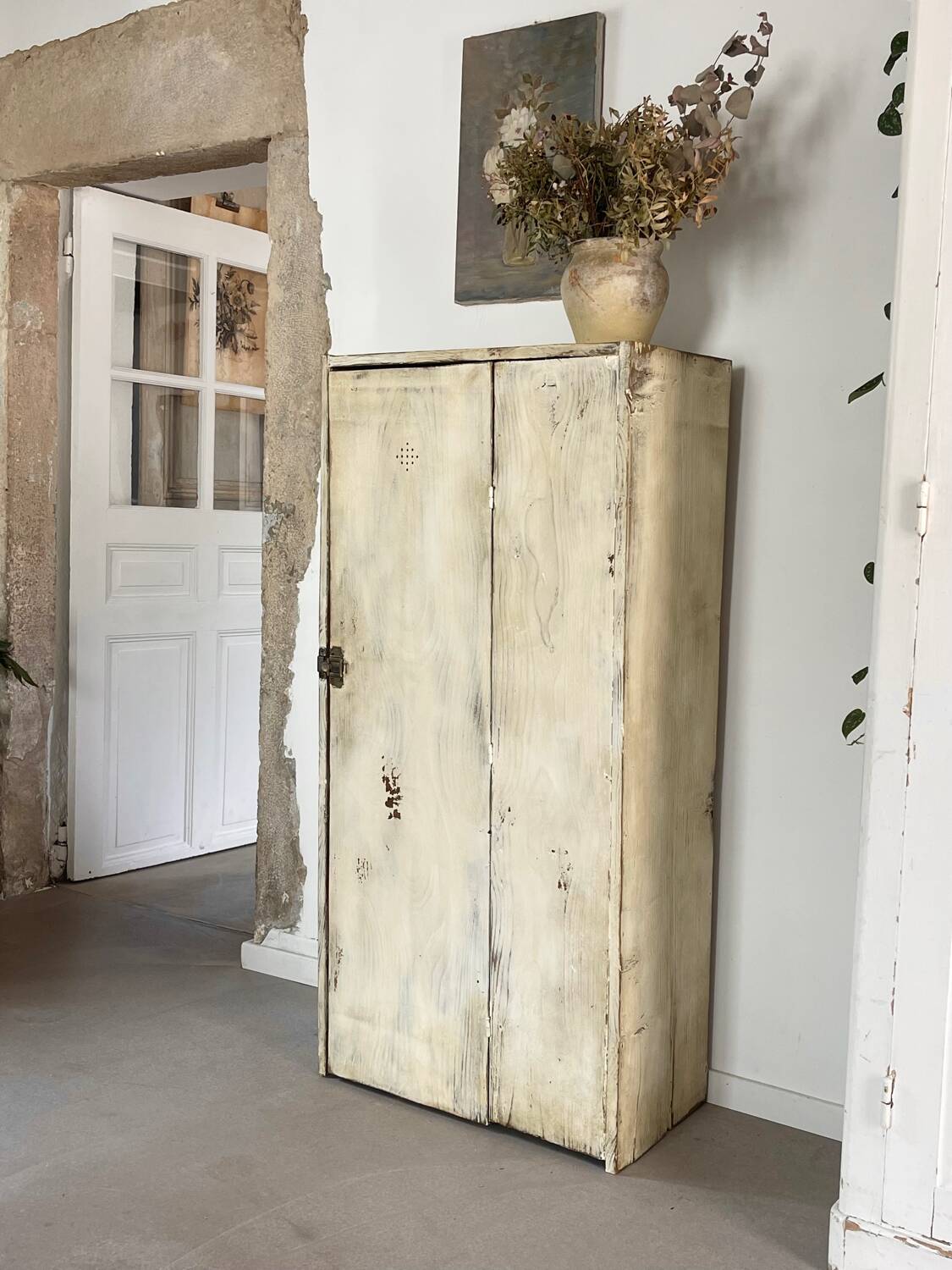 Meuble d’atelier beige