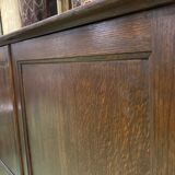 1930s English oak cabinet