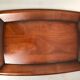 Coffee table bar trunk oval vintage cherry 70s-80s