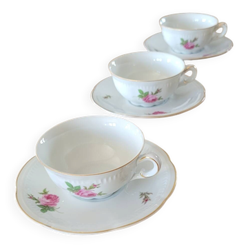 3 vintage Belgian cups from Maison R. Michiels (St Nicolas Waes)
