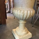 Pair of medicid vasques, cast, exterior