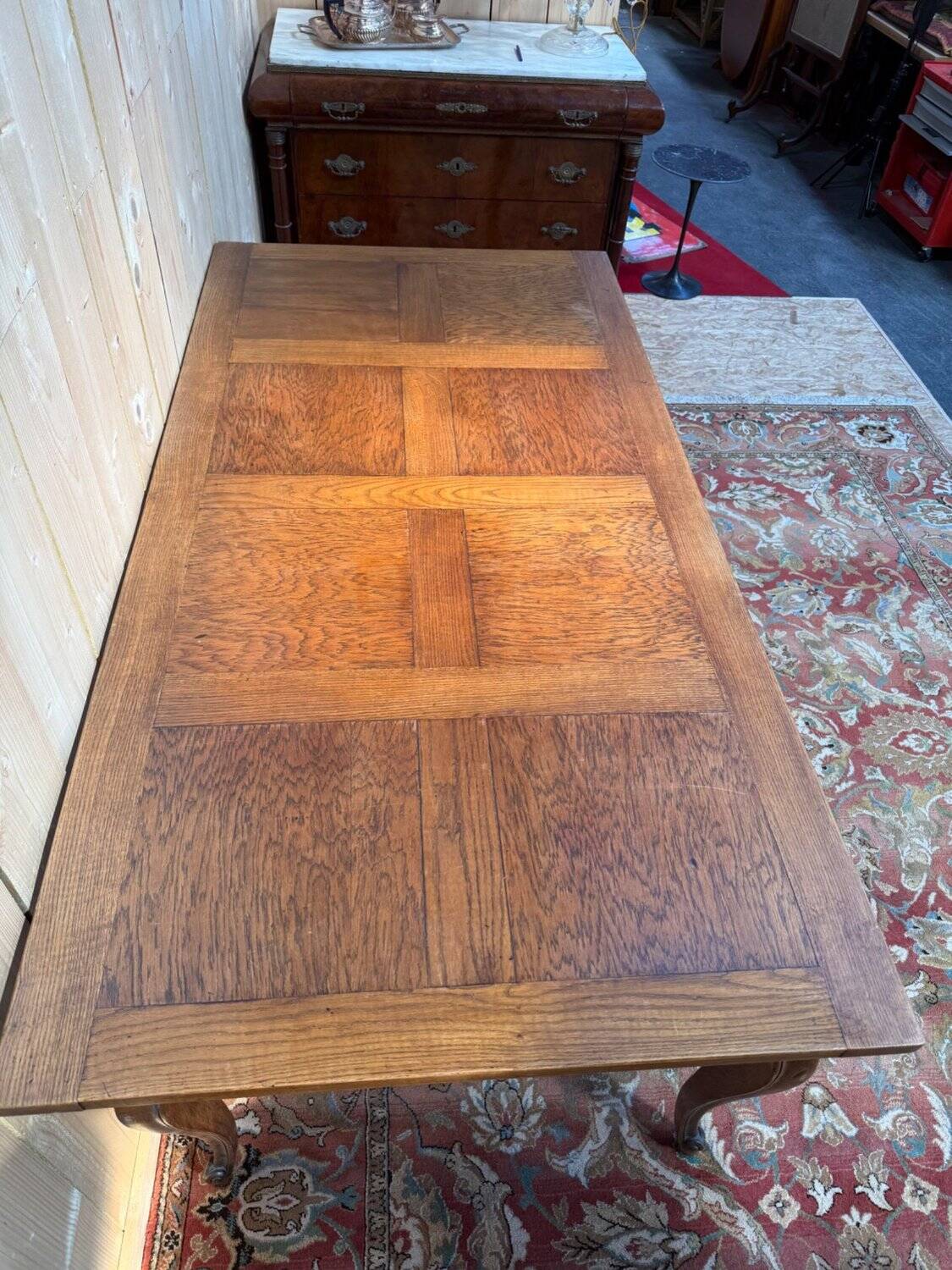 Farm table – Louis XV style – Solid oak – Early 20th century