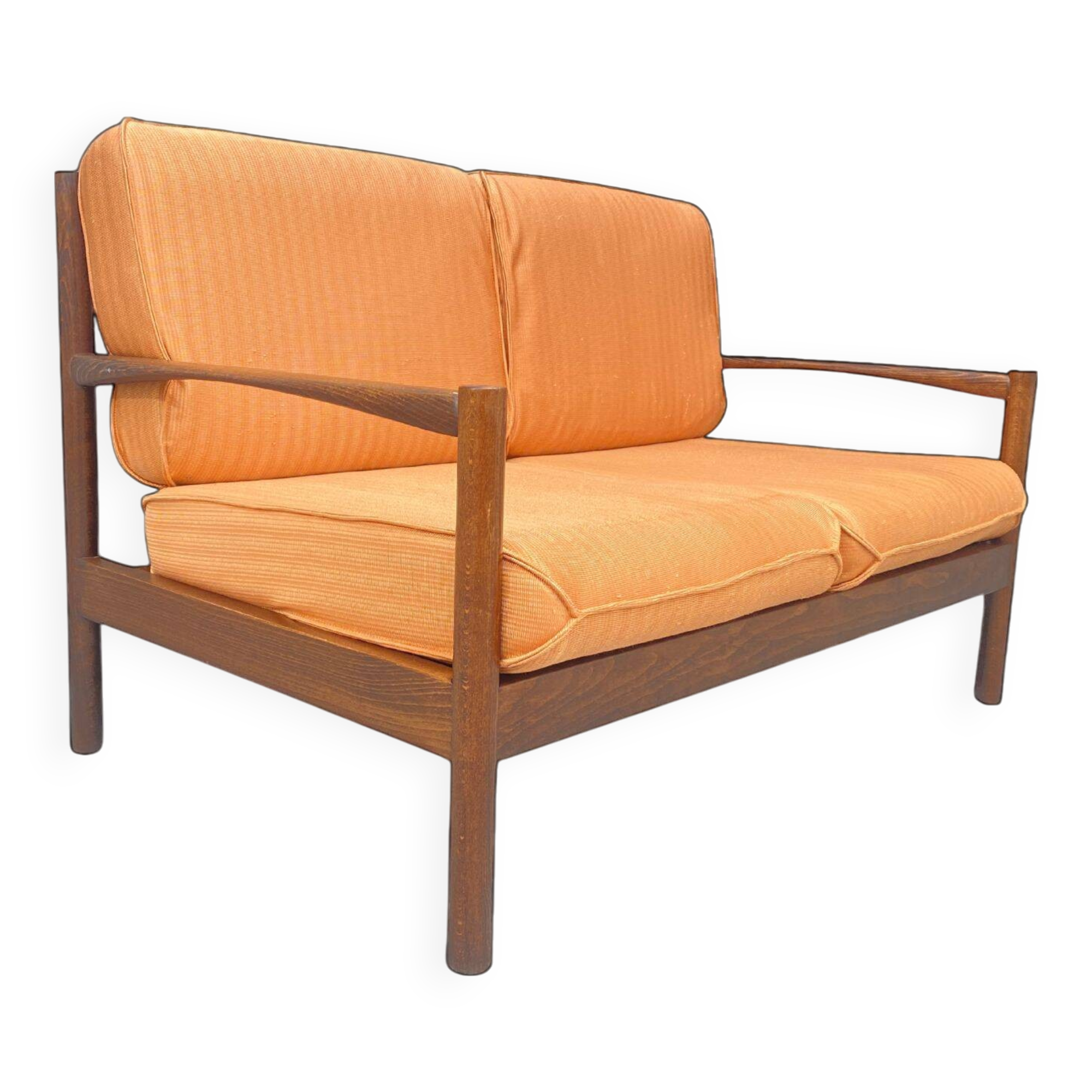 Canapé deux places de style scandinave, années 1980