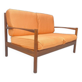 Canapé deux places de style scandinave, années 1980