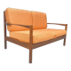 Canapé deux places de style scandinave, années 1980