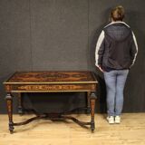 20th century French inlaid writing table
