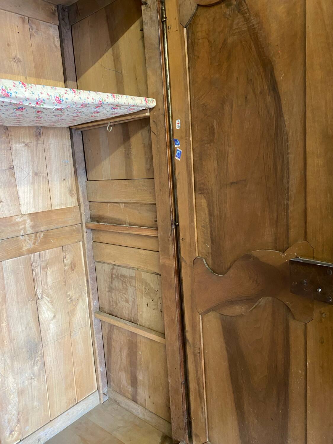 19th walnut wardrobe