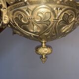 Lustre néo gotique violet le duc