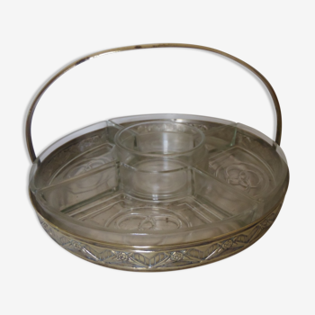 Art Nouveau aperitif service tray