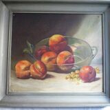 Still Life with Early Twentieth Century Peaches