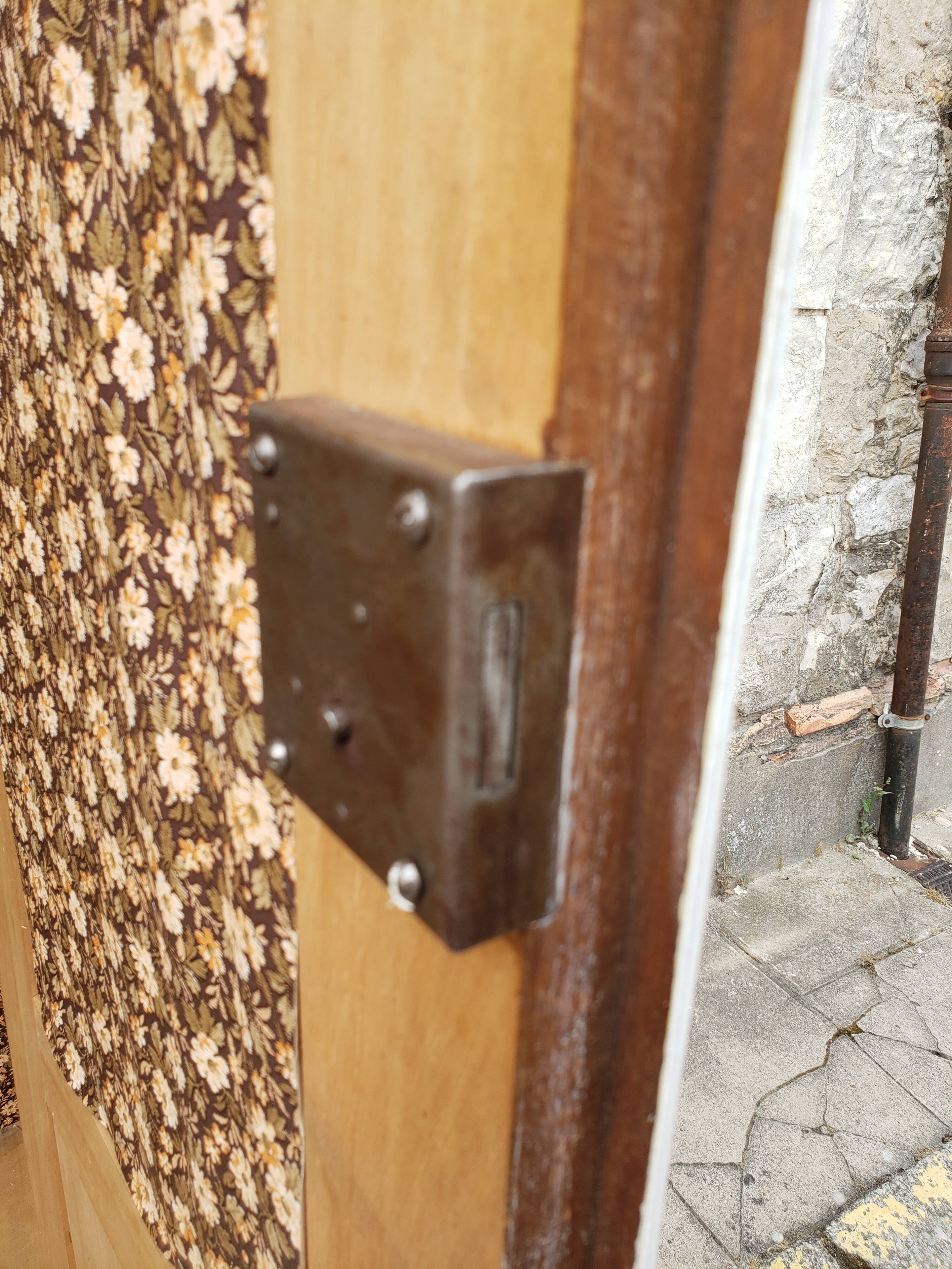 Parisian wardrobe patina old "lily"