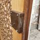 Parisian wardrobe patina old "lily"