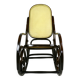 Vintage Brown Rocking Chair by Michael Thonet