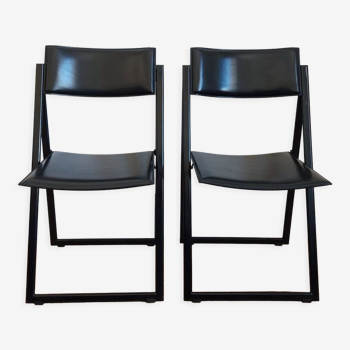 Set of 2 Matteo Grassi folding chairs