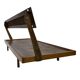 Mid-century daybed with removable backrest in oak 50's design